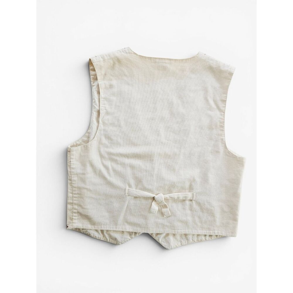 Vintage New Direction Floral Embroidered Ribbed Corduroy Cotton Button Up Vest M - Picture 2 of 12